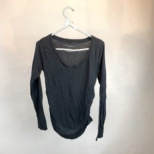 Black liz lange top - S